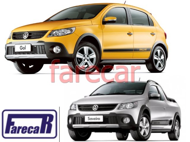 Parachoque Vw Saveiro G5 Cross Gol Rallye 2009 2010 2011 2012 2013